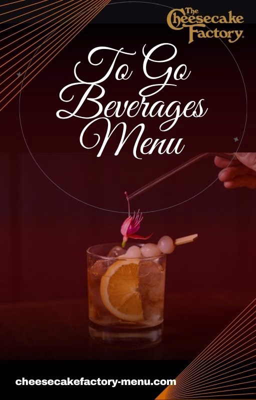 To Go Beverages Menu To Go Beverages Menu